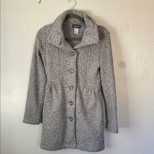 Patagonia Women’s Fleece Coat Button Front Small